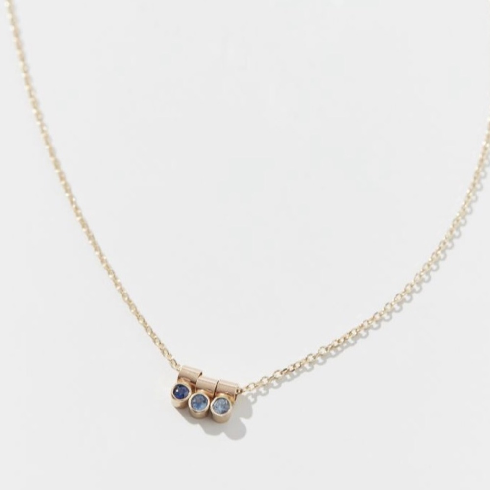 OXBOW RAINBOW SAPPHIRE NECKLACE